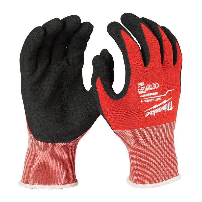 Guante Nitrilo Anticorte Nivel 1 Talla S - Milwaukee Electric