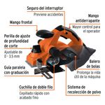 Cepillo Eléctrico De 3 1/4 Plg 850W - Truper