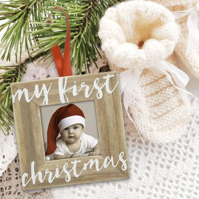 Mi Primera Navidad Marco/ Ornamento - Pearhead