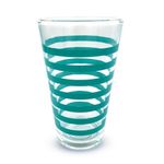Vaso De Vidrio 11 Oz Colores Surtidos - Toscana
