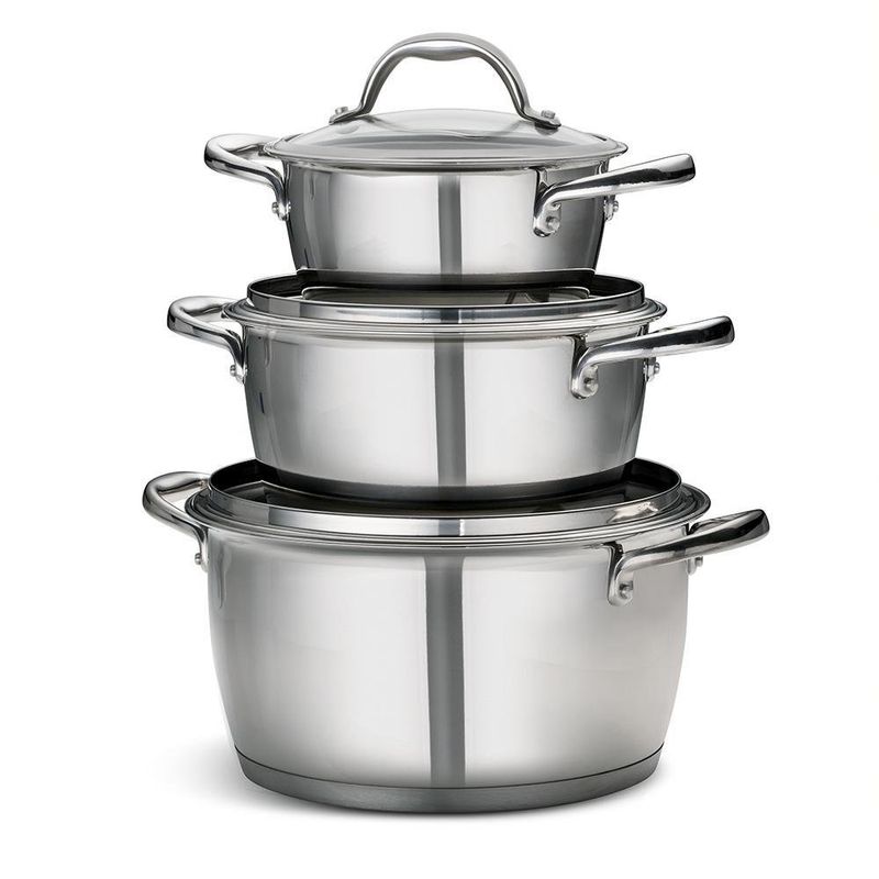 set de olla 6 pcs acero inox