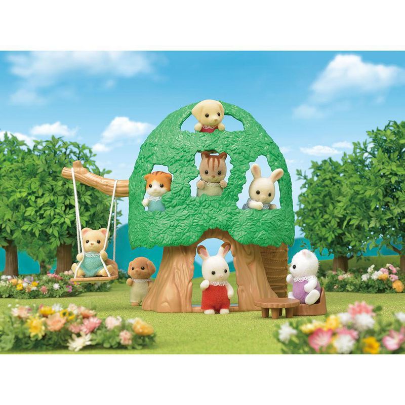Casa Del Árbol Para Mini Muñecas Bebés - Sylvanian Families