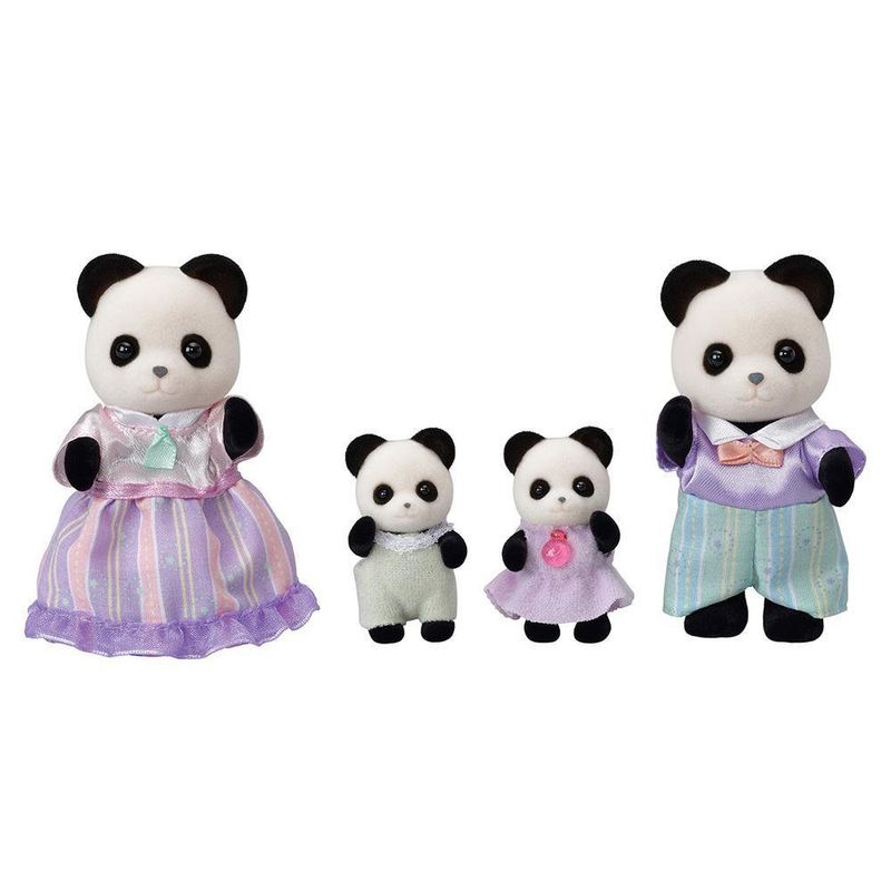 Familia Panda Pookie - Sylvanian Families