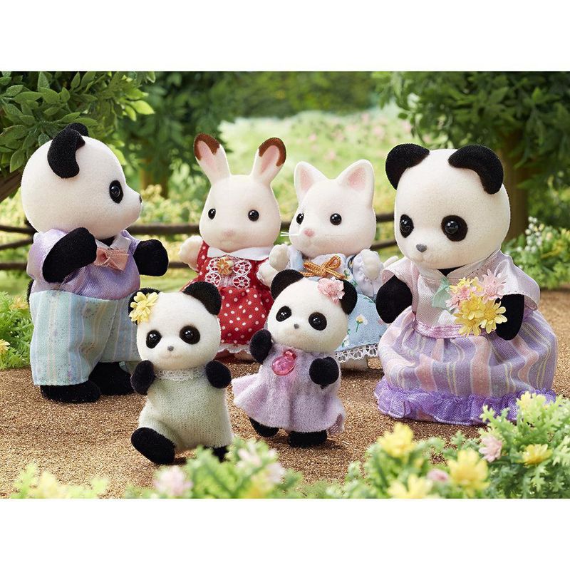 Familia Panda Pookie - Sylvanian Families