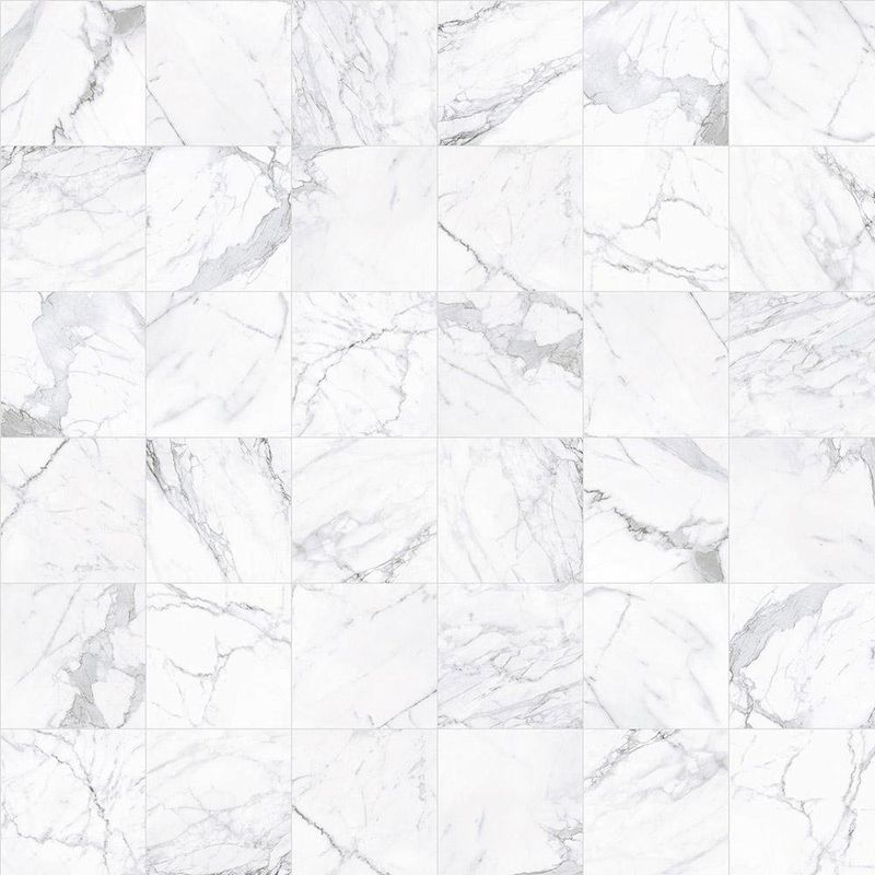 Caja De Piso Cerámico Pokhara Delhi Pulido Blanco 60X60 Cm  - Interceramic