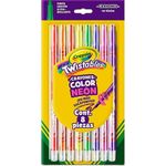 Caja De Crayones De Cera Twistables Color Neón 8 Pzas - Crayola