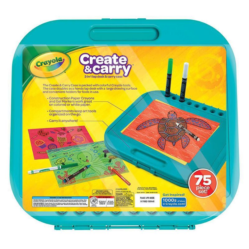 Set De Accesorios Para Pintar Portátil Azul 75 Pzas - Crayola