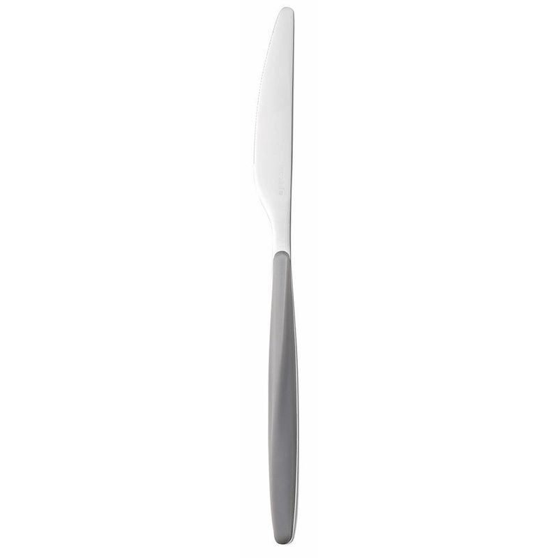 Cuchillo Fusión De Acero Inoxidable Gris Y Plateado - Guzzini
