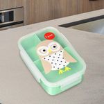 Contenedor 3 Divisiones Bento Box Búho - 3 Sprouts