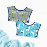 Babero Snap&Go Catcher Llamas 2 Piezas 6-18M - Green Sprouts