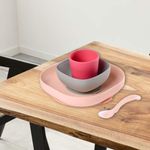 Set De 4 Pzas Con Succión De Comida Para Niña - Beaba