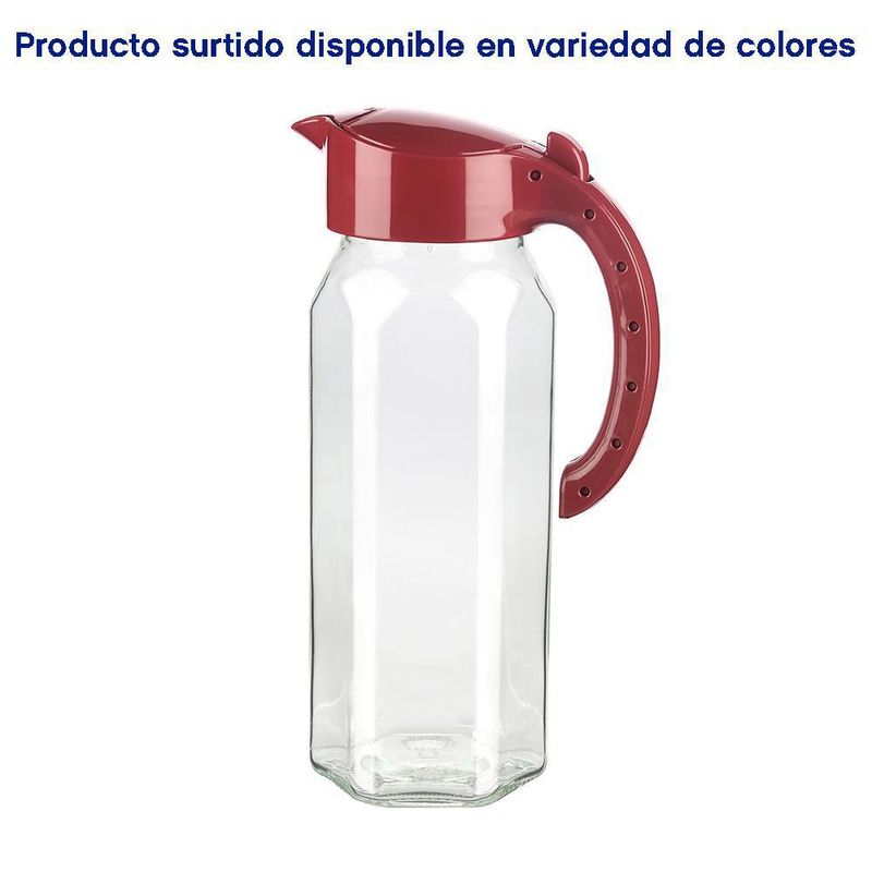 Pichel De Vidrio De 1.5 L Colores Surtidos - Toscana