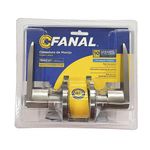 Cerradura De Baño Tipo Manija Nickel - Fanal