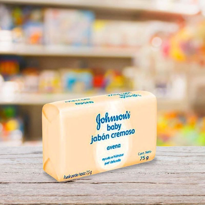 Jabón Cremoso Johnson'S Baby Avena 75 Gramos - Johnson & Johnson
