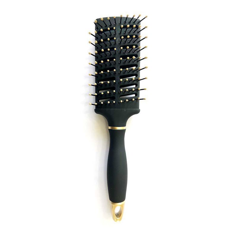 Cepillo Para Cabello Rectangular Dorado - Viva