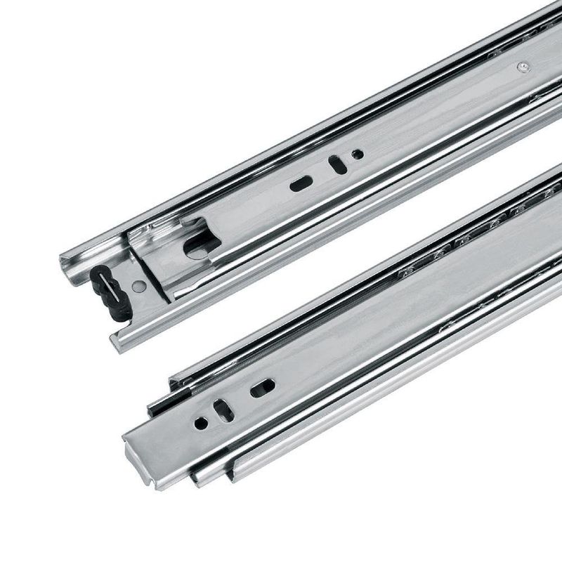 Set De Rieles De Acero Para Gaveta 4.5 X 55 Cm 2 Pzas - Hermex