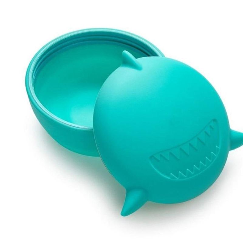 Recipiente Para Snack De Silicón Diseño Tiburón - Melli Baby