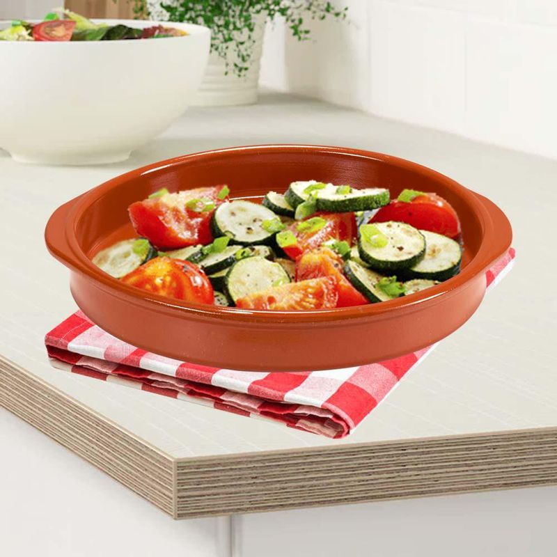 Molde refractario con tapa Rojo Pyrex