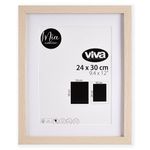Marco Para Foto Color Madera Clara 24 X 30 Cm - Viva