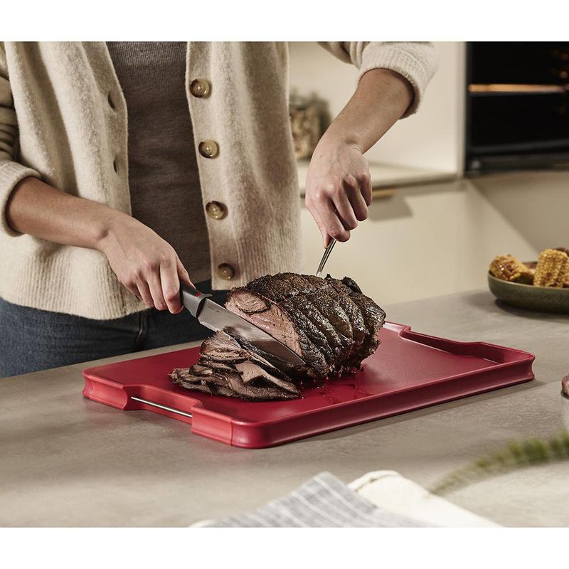 Tabla Para Cocina Mediana Roja 41 X 29 X 2.5 cm - Joseph Joseph