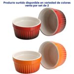 Set De Moldes Para Hornear De Porcelana 2 Pzas Colores Surtidos