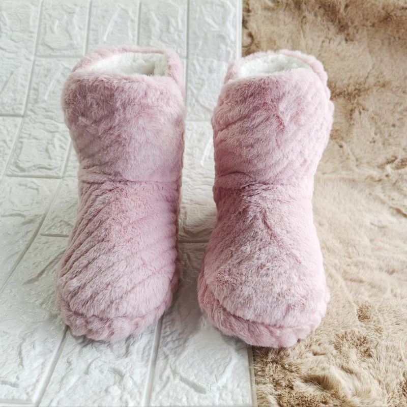 Bota Pantufla Rosa - Viva Varias Tallas