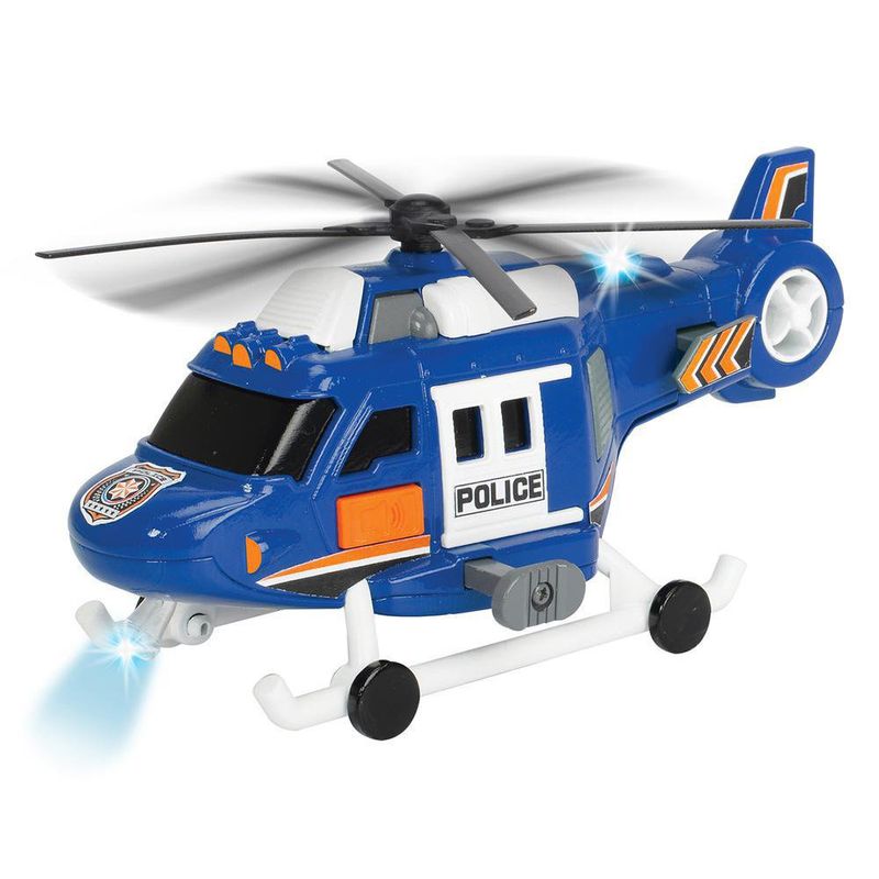 Helicóptero De Policía Con Luces Y Sonido - Dickie Toys