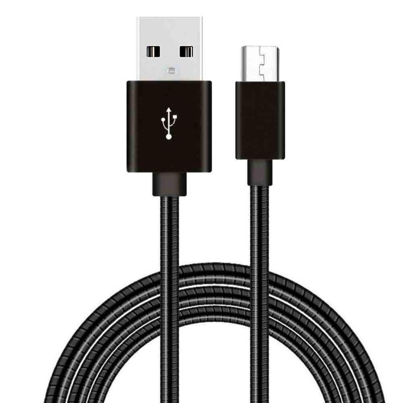 Cable Micro Usb De 6 Pies Color Negro - Chargeworx