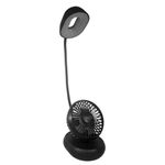 Ventilador Recargable para Escritorio 3 Plg Negro