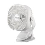 Ventilador Para Escritorio Recargable Blanco De 5 Plg - Rosthal