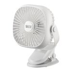 Ventilador Para Escritorio Recargable Blanco De 5 Plg - Rosthal