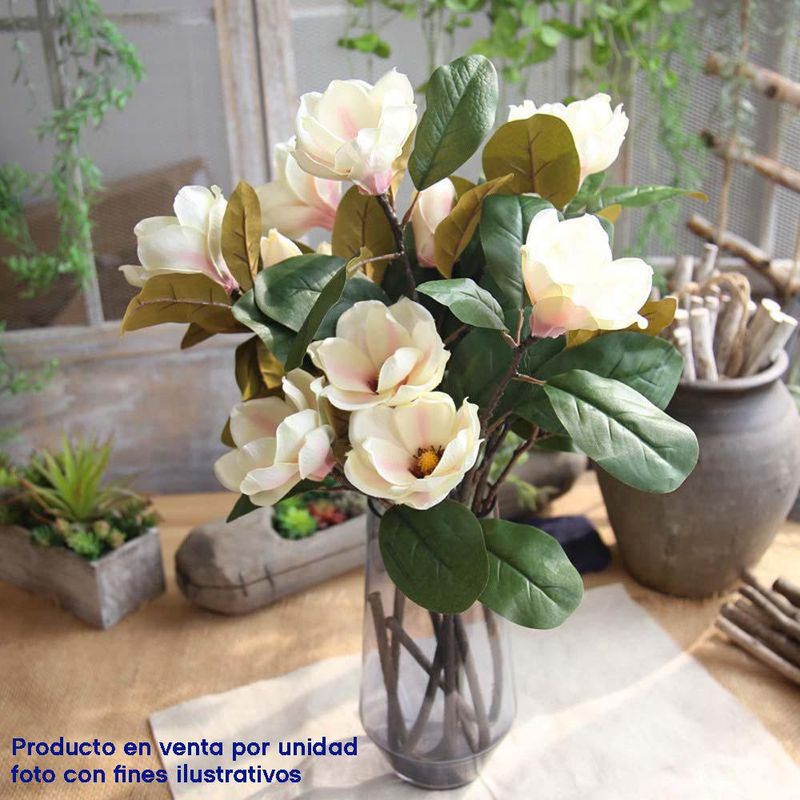 Magnolia Artificial Amarilla 72 Cm - Concepts - Cemaco