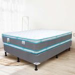 Set De Cama Colchón + Base Spa Doble Orto - Facenco Varios Tamaños