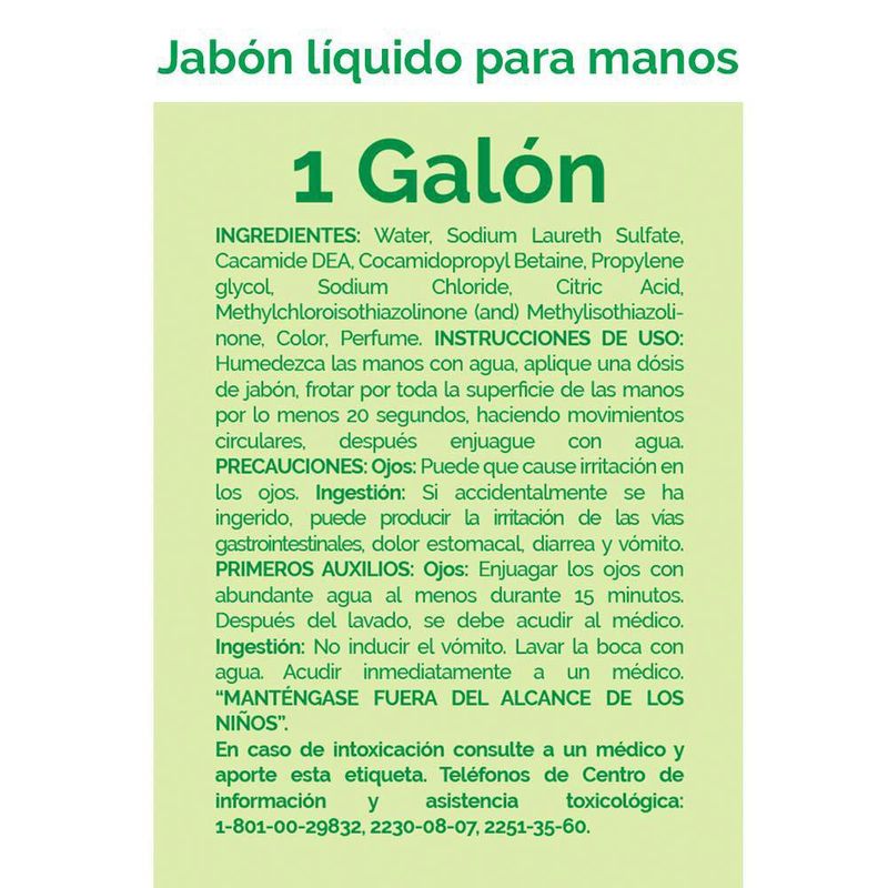 Jabón Líquido Para Manos 1 Gal - Derma-Q Varios Aromas