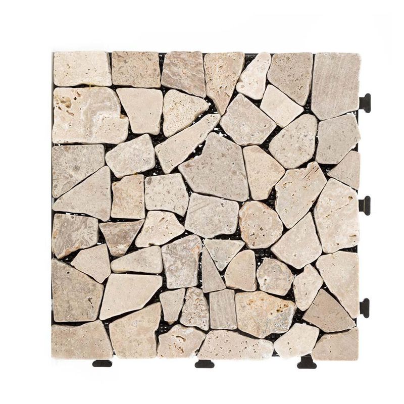 Alfombra Armable Diseño Piedra Pequeña