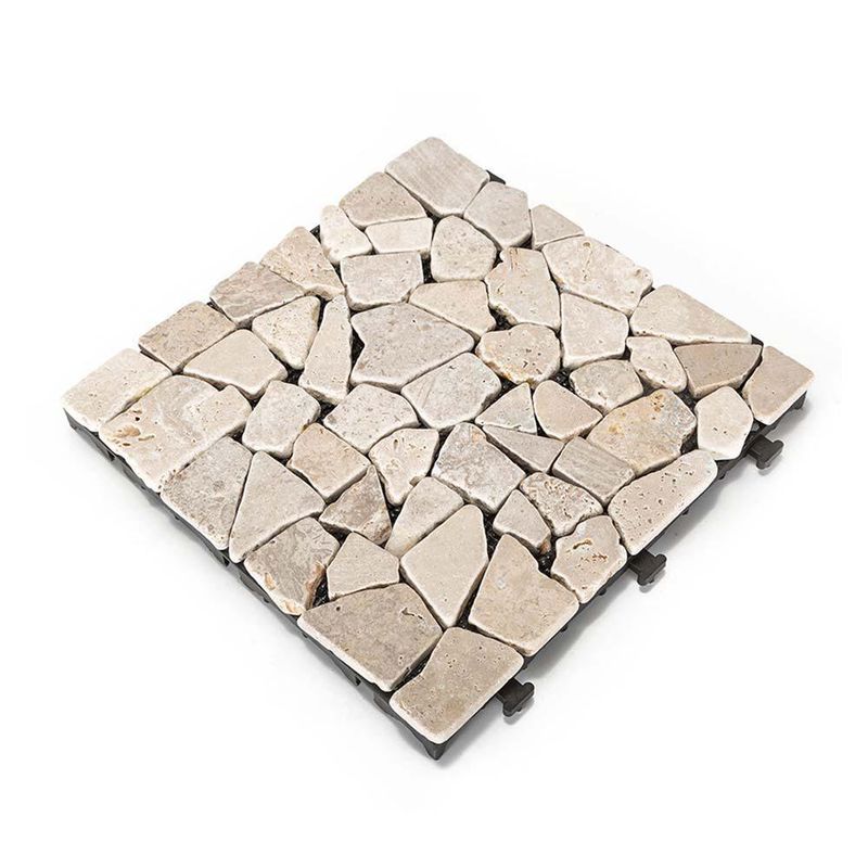 Alfombra Armable Diseño Piedra Pequeña