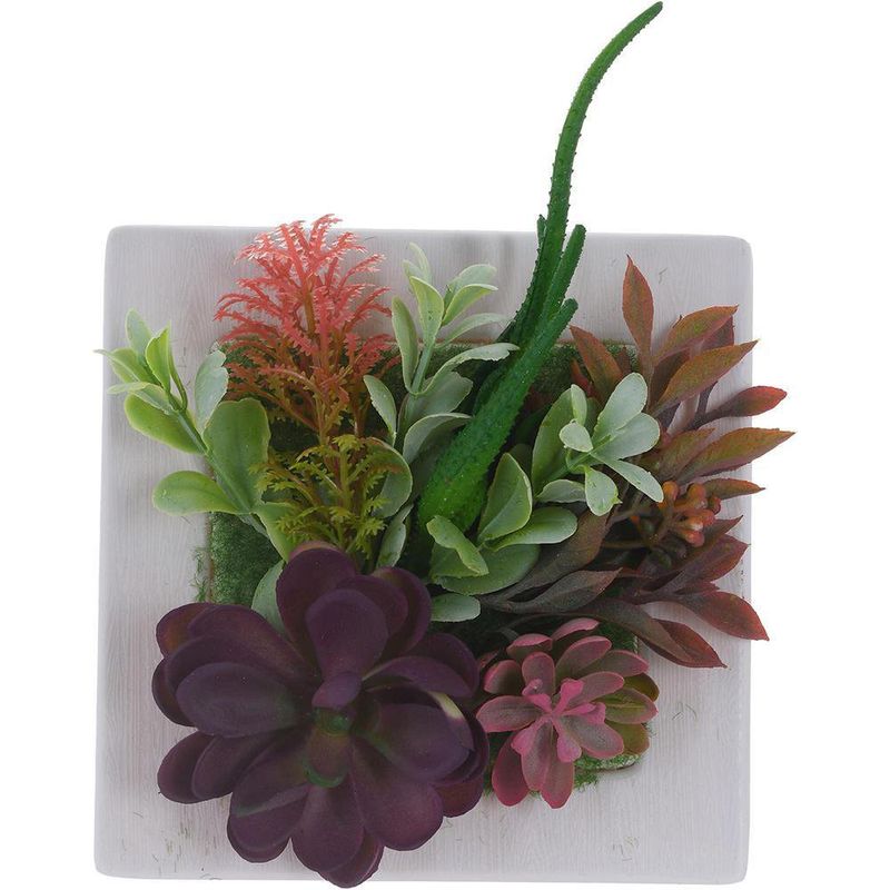 Mix De Plantas Artificiales Con Base 12 X 12 X 7 Cm - Concepts