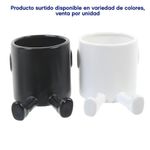 Maceta Cerámica Con Piernas 7 X 11 X 7.5 Cm Colores Surtidos - Concepts