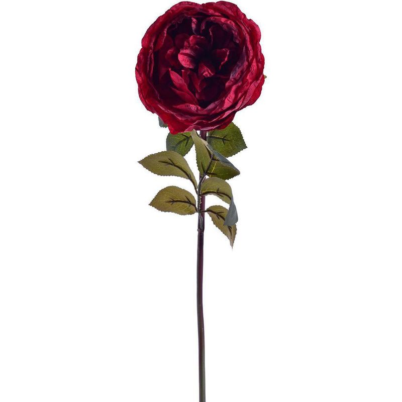 Flor Rosa Artificial Roja 14 X 61 Cm - Concepts
