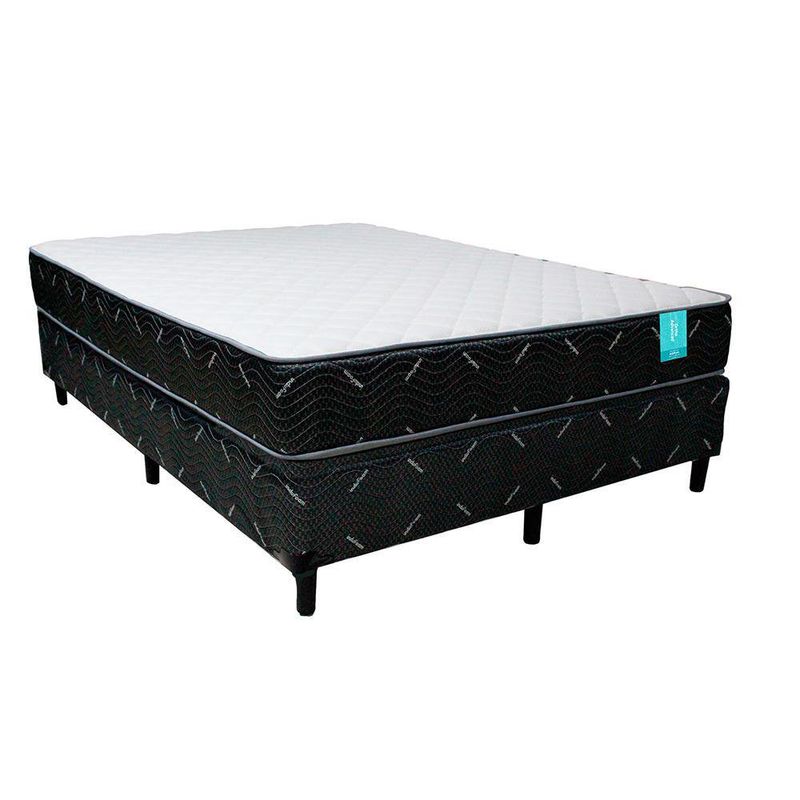 Set De Cama + Base Ortho Advanced Hipoalergénico - Indufoam Varios Tamaños