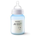 Biberón Classic Celeste Anticólio 9 Oz - Avent