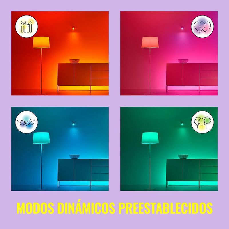 Serie De Luces Para Jardín Led Rgb Wifi 14.6 M - Wiz