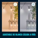Serie De Luces Para Jardín Led Rgb Wifi 14.6 M - Wiz