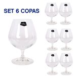 Set De Copas De Vidrio Para Brandy 13.5 Oz 6 Pzas - Crystalex