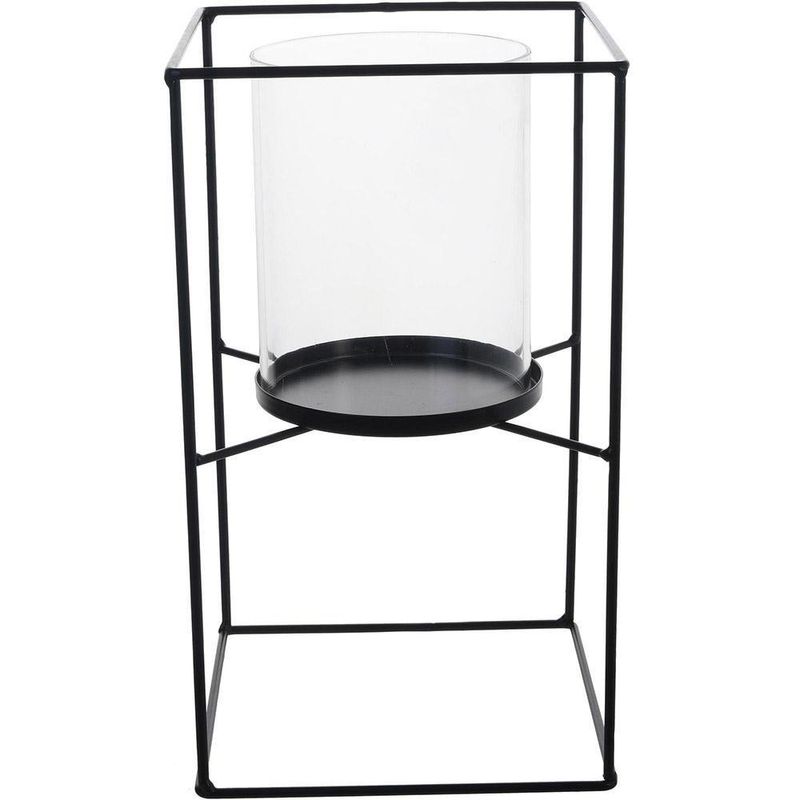 Portavelas De Metal De 15X15X26 Cm - Concepts