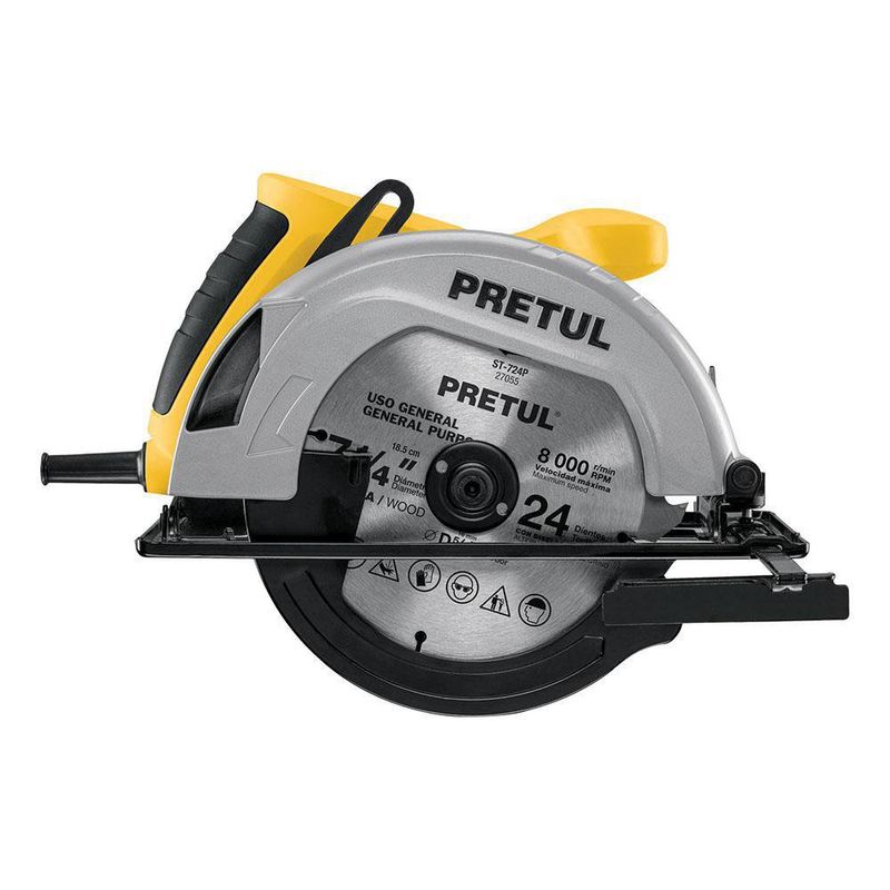 Sierra Circular Industrial De 7-1/4 Plg 1200 W - Pretul