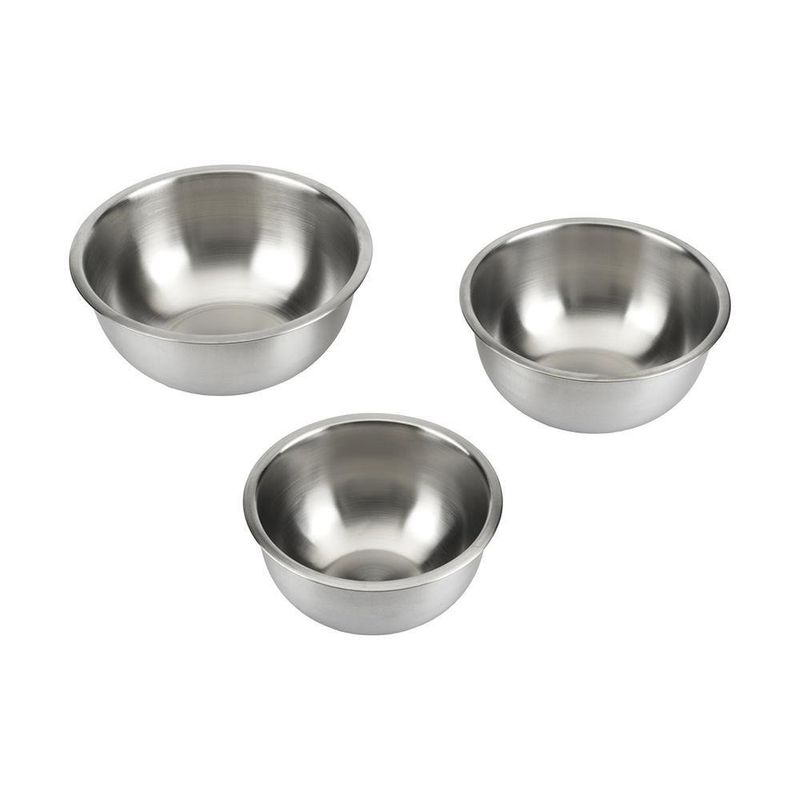 Set De Tazones Acero Inoxidable 3 Pzas - Touch