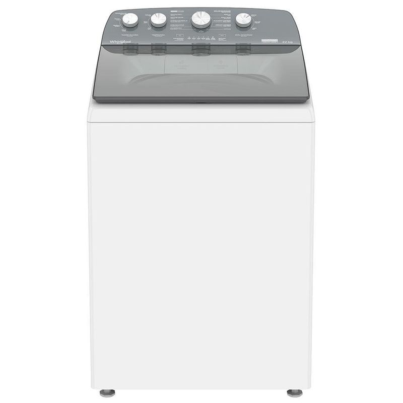 Lavadora de carga superior blanca, lavadora de carga superior