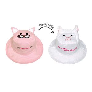 Sombrero Reversible Gato y Oveja