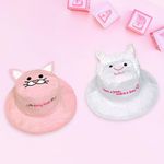 Sombrero Reversible Diseño Gato Y Oveja Talla 2-4 Años